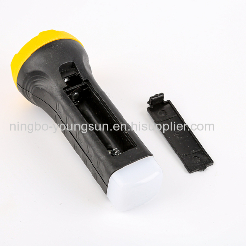 517 Cheap LED Battery Plastic Torch Flashlight