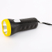858 Cheap LED Battery Plastic Torch Flashlight