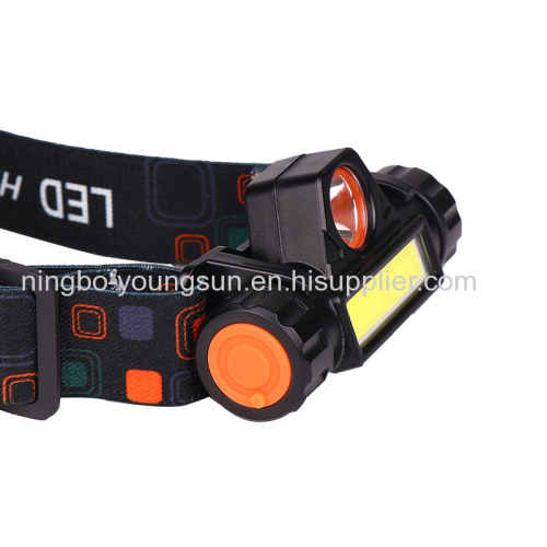 Magnet USB rechargeable COB flashlight