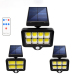 4 COB Outdoor Waterproof Remote Control Solar Wall Light with Good Quality