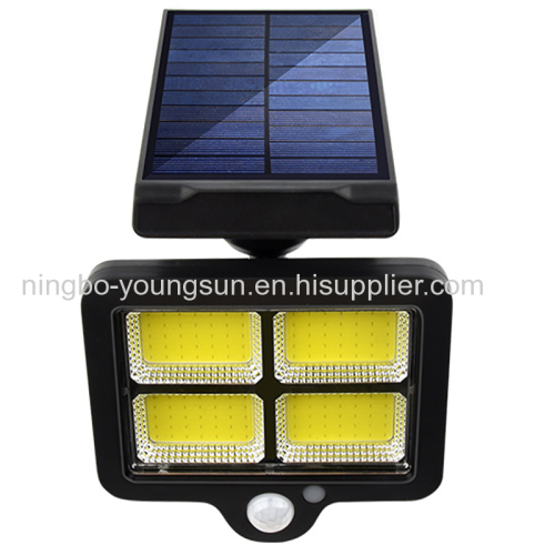 4 COB Outdoor Waterproof Remote Control Solar Wall Light with Good Quality