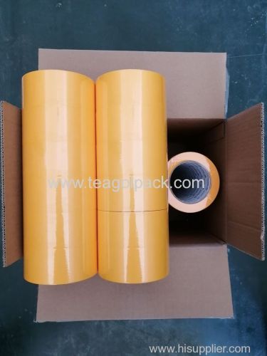 90micx50mmx50M 6PK Set Yellow Washi Masking Tape with Paper Core