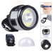 Red Light SOS Magnet Cap Clip LED Bulb Rechargeable Headlamp