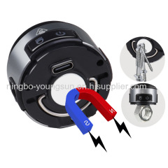 Red Light SOS Magnet Cap Clip LED Bulb Rechargeable Headlamp