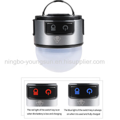 Red Light SOS Magnet Cap Clip LED Bulb Rechargeable Headlamp