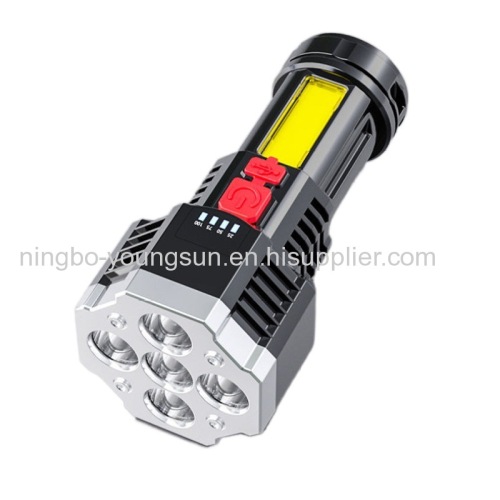 5LED Super Bright Rechargeable LED Camping Light Work Light with COB