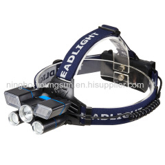 3W High Brightness Good Quality ABS Plastic Rechargeable LED Headlamp