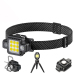 Blue Light Red SOS Magnet Rechargeable Headlamp