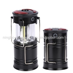 USB Rechargeable Outdoor Camping Lights Red LED Magnet Lantern
