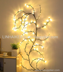 Artificial willow vine light string