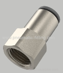 Legris Female Straight tube connector manufacturer in china push in fitting supplier in china