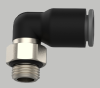 Legris Male Elbow tubing connector manufacturer in china push in fitting supplier in china