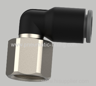 Legris female Elbow tube connector manufacturer in china push in fitting supplier in china