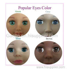 Metal blinking simulation doll eyes