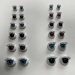 Acrylic oval doll eyes with eyelashes