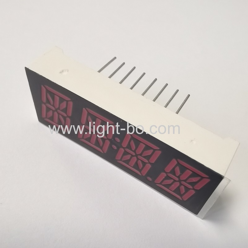 display a led afanumerici a 4 cifre rosso ultra brillante epossidico rosso catodo comune a 14 segmenti per tassametro