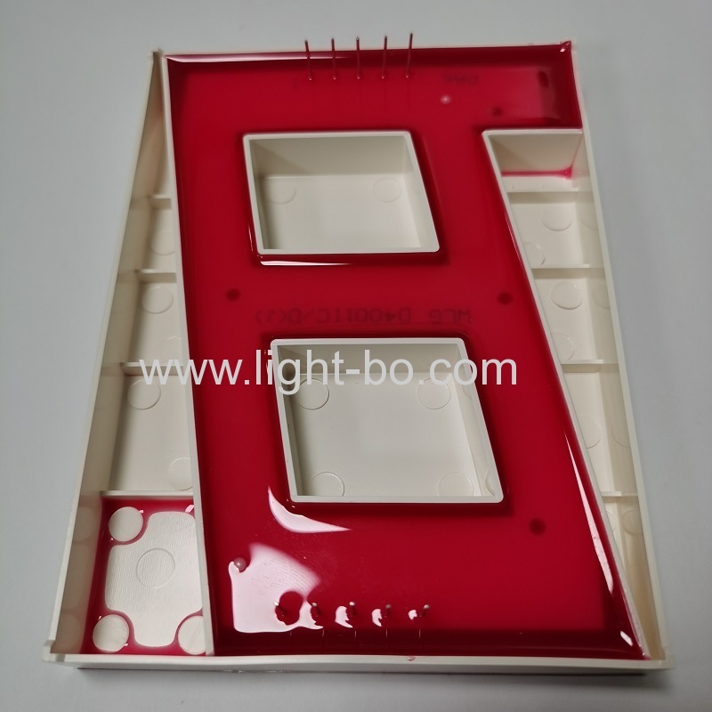 4inch 7 Segment LED Display common cathode with Red Epoxy Red Surface Red LED