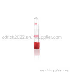 No Additive Plain Tubes Evacuated Blood Collection Sreum Tube Test Tube for Blood Sample Colletion (CE)