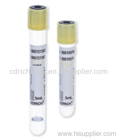 ACD Tubes Evacuated Blood Collection Acd Tube Test Tube for Blood Sample Colletion (CE)