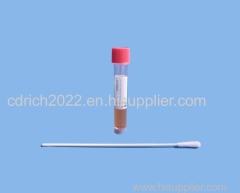 FDA Approved Single-Use Virus Specimen Collection Tube&Swabs (CE)