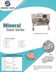 Henning Saint mineral color sorter