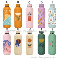 Factory double wall stainless steel cup insulated drink bottle tumbler water bottle