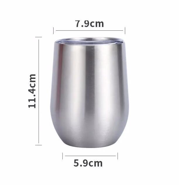 12oz Stainless Steel Vacuum Insulated wine tumbler