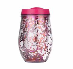 supply glitter double wall AS/PS tumbler