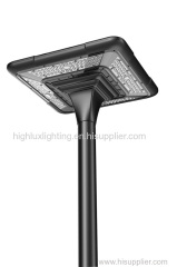 Highlux 2023 New Design Aluminum IP65 Waterproof Solar Light Post Light 3m 4m 5m Solar Lantern Garden Light