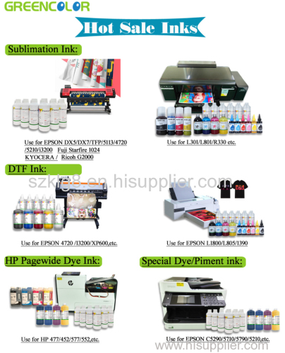 ColorGood A3 High quality fluorescent dtf ink uv dtf printer head cleaner for L1800