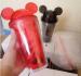 double walled 12oz 16oz cartoon mouse ears acrylic plastic kids tumbler cup with straw and lid