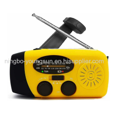 2023 New Emergency Multifunctional Solar Hand Mobile Power Radio