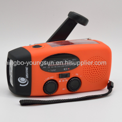 2023 New Emergency Multifunctional Solar Hand Mobile Power Radio