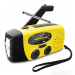 Emergency Solar Power Hand Radio 1000mAh 2000mAh Portable Radio with Solar LED Flashlight Hand Crank