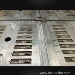 Flat dripper injection mold