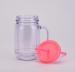 Custom Matte pastel pure color 20 oz mason jars with lid and straw double wall plastic bottle with handle in bulk