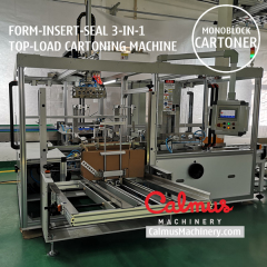 Form-Insert-Seal Case Packer Monoblock Cartoning Machine