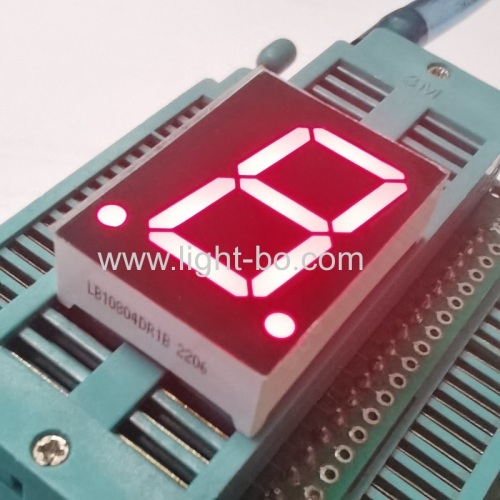 Single Digit 0.8" Seven Segment Common Cathode Super bright Red display LED
