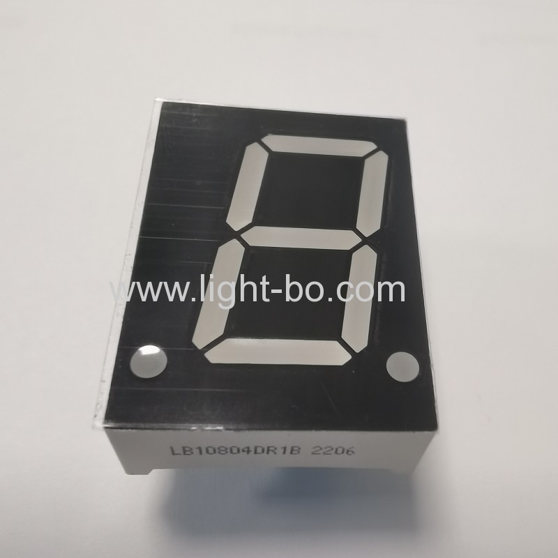 tek haneli 0.8" yedi segment ortak katot süper parlak kırmızı ekran led