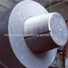 High quality uhp graphite electrode with preset nipples