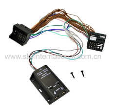 Wire Harness for BMW with Level Converter for Adding Amplifier