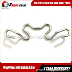 Factory Direct Supply Qualified Brake accessories hardware anti-rattle Springs clips for automotive disc brake pads