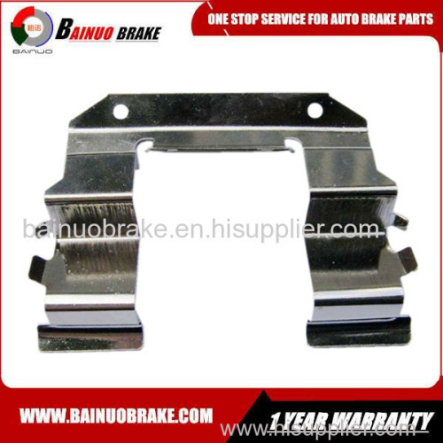 China Affordable Qualified Disc Brake accessories abutment hardware slide retaining clips springs for PC disc brake pads