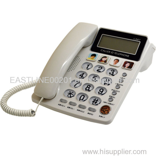 2023 Cheap Corded Telephone with Caller ID Landline Phones