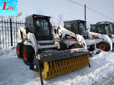 China skid steer attachments angle sweeper angle broom