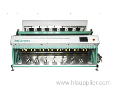High precision 8 chutes color sorter for cleaning and grading coffee small color sorter machine