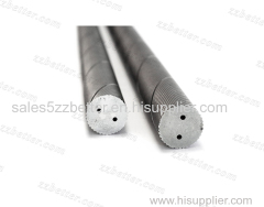 330mm Solid Tungsten Carbide Rods Bars with 2 Helical Coolant Holes