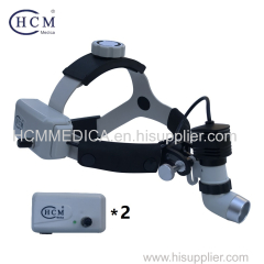 HCM MEDICA Endodontics High Powered Training Center Dental Headlamp Surgery Surgical ENT Medical LED Head Light