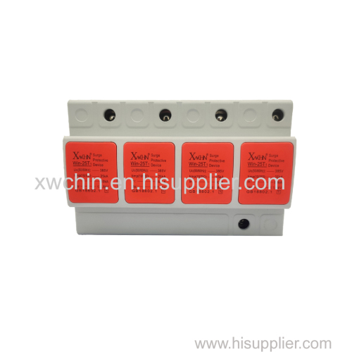 DIN Rail 4P Conjoined Surge Protector Type 1 SPD