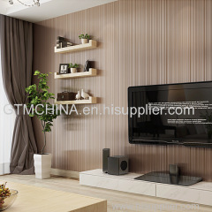 Classic modern simple high quality white non woven wallpaper home decoration roll package